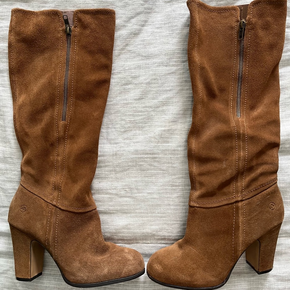 Bronx Suede Boots Size 38